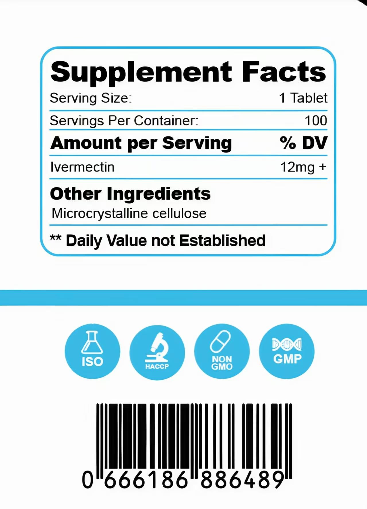 IVERMK 12 - 100 tablets
