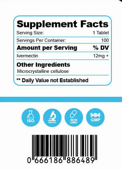 IVERMK 12 - 100 tablets